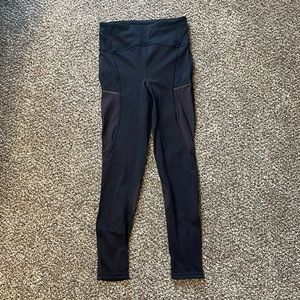 Lululemon leggings with mesh cut outs